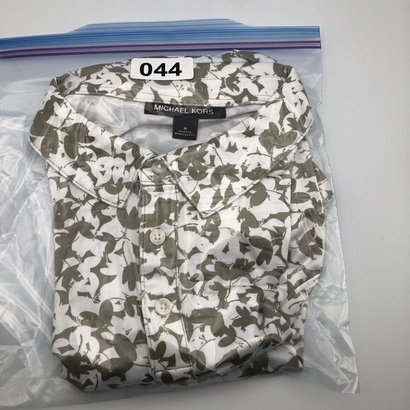 Michael Kors Men's Short Sleeve Pullover Print Polo Shirt Size M - Picture 11 of 11